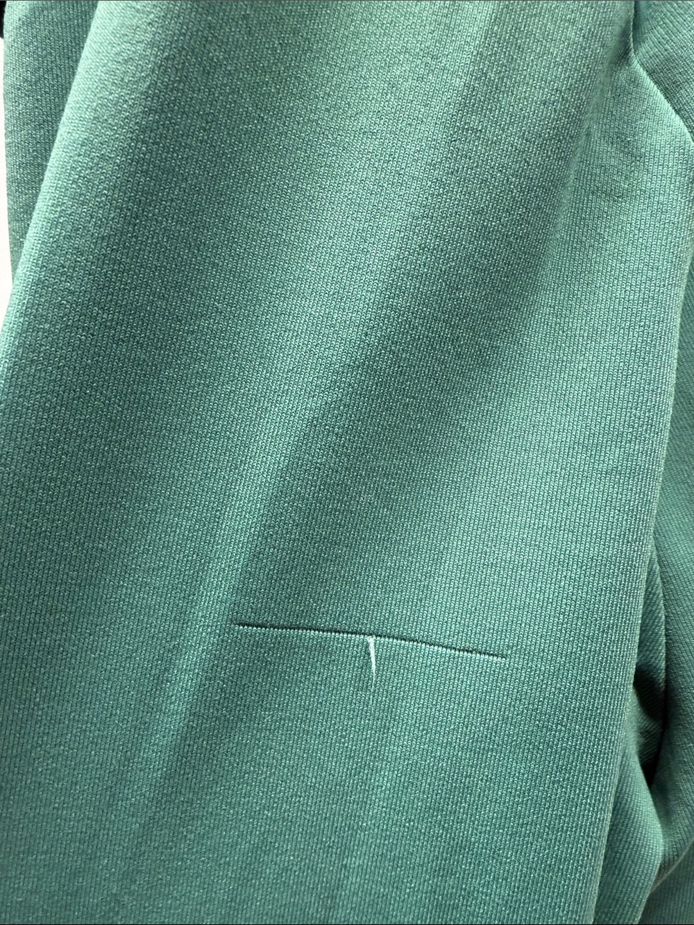 Babaton Contour Polo Shirt Cropped Long Sleeve Stretch Collared Green Plus 2XL - Picture 5 of 8